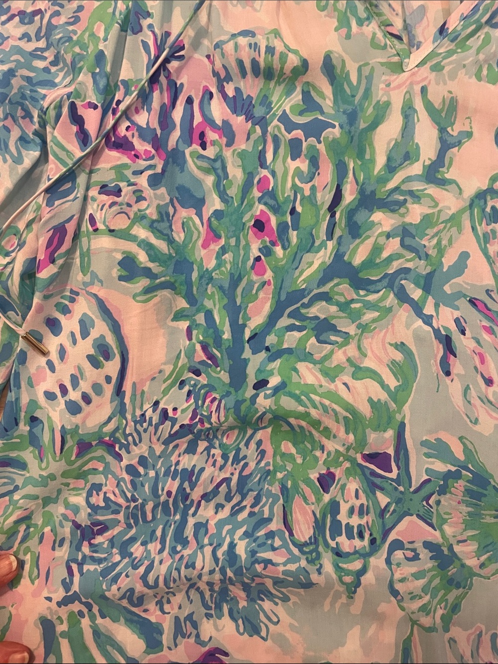 Lilly Pulitzer Willa Flounce Sleeve Medium - Picture 4 of 4